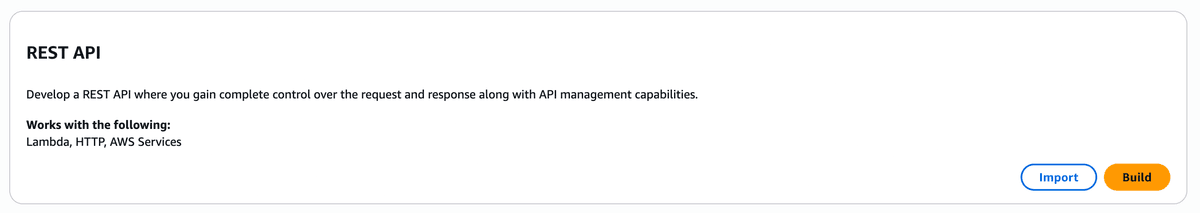 Choose REST API