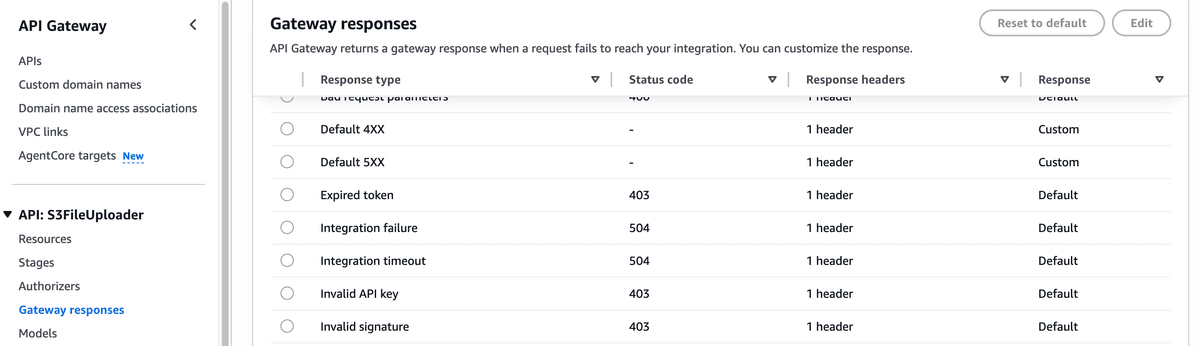 Gateway Responses