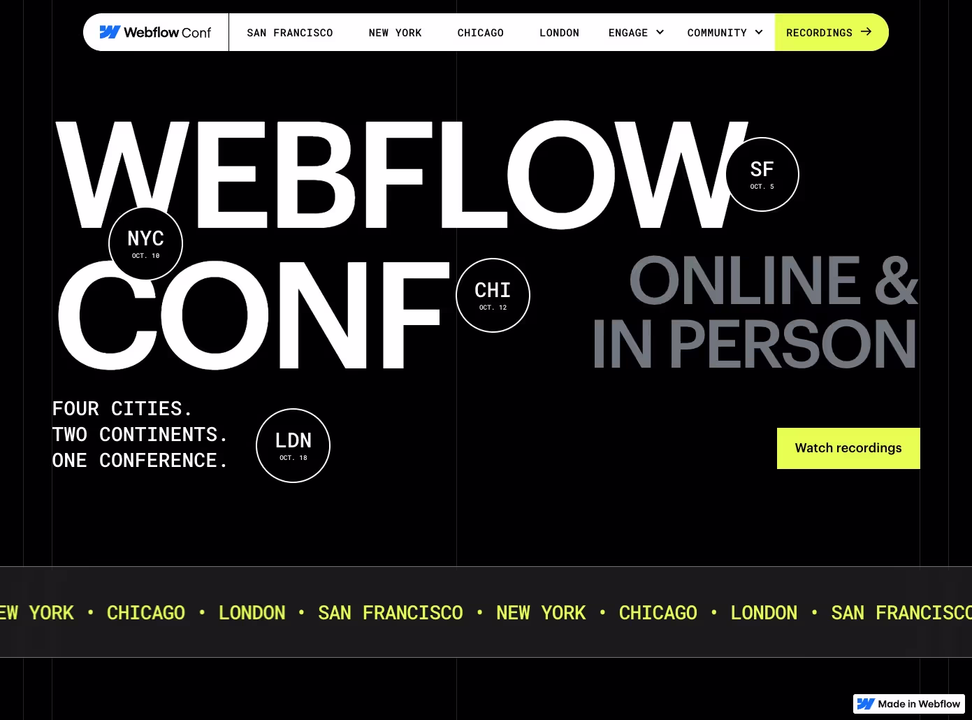 Webflow Conf 2023